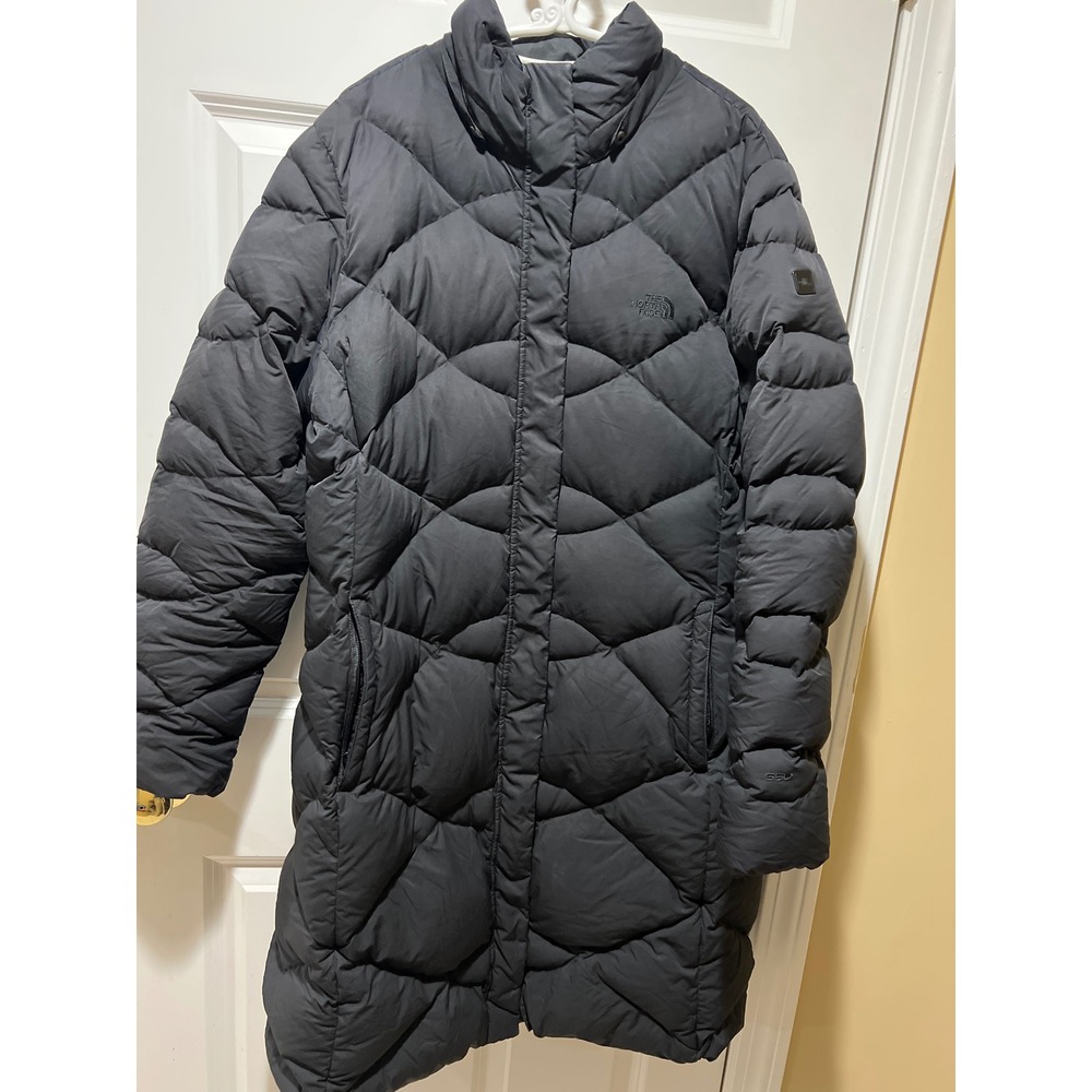 The North Face Miss Metro Parka Black 550 Down Quilted Winter Coat Womens XL - Picture 7 of 16